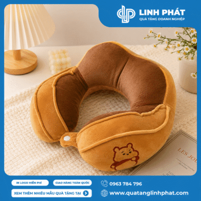 Gối cổ thú bông nhiều màu sắc cho khách hàng doanh nghiệp